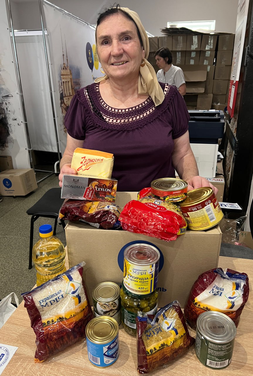 Ольга Богданова отримала оновлений продуктовий набір