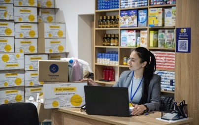 Гуманітарна допомога  у центрах підтримки 