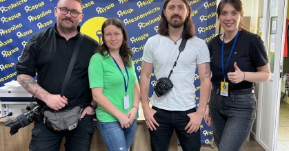 Іноземні журналісти у центрі «ЯМаріуполь»